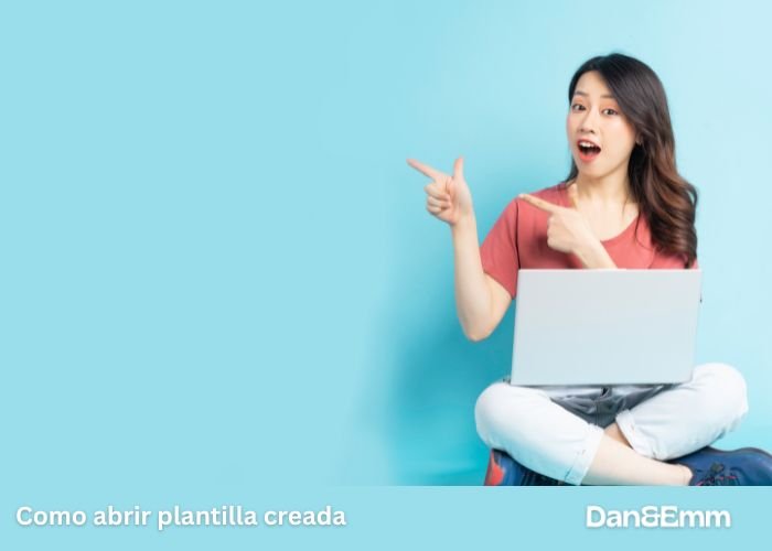 Como abrir plantilla creada