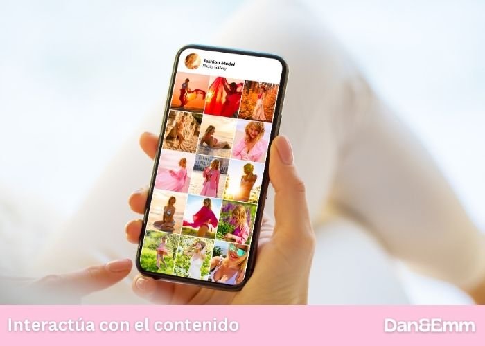 Interactúa con el contenido