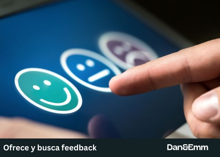 Ofrece un excelente servicio y busca feedback