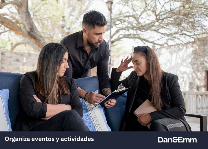 Organiza eventos y actividades