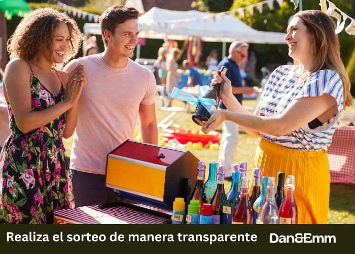 Realiza el sorteo de manera transparente
